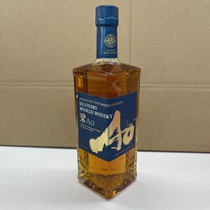 698. ★未開栓★ サントリー ワールド ウイスキー 碧 SUNTORY WORLD WHISKY AO 700ml 43% 