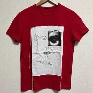 Jean Paul GAULTIER HOMME ジャンポールゴルチェ オム Tシャツ　カットソー　サイズ48 半袖 レッド