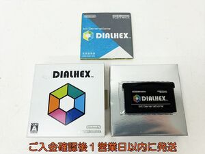 【1円】ゲームボーイアドバンス DIALHEX(ダイアルヘックス) ゲームソフト 箱/説明書 付き 起動確認済 GBA J01-474rm/F3