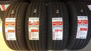 2024年モデル 新品 クムホ エクスタ HS52　225/50R18　4本セット