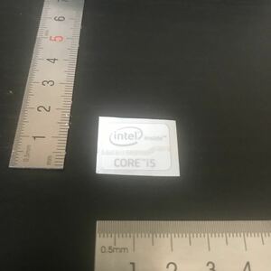 intel inside CORE i5ホワイトロゴコレクションステッカーシール@2571