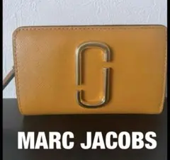 MARCJACOBS マークジェイコブス 財布 二つ折り財布 イエロー×ブラウン