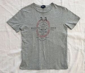 Polo by Ralph Lauren ポロバイラルフローレン 半袖 Tシャツ RRL ダブルアールエル ラルフローレン 染み込み プリント アメリカ ビンテージ