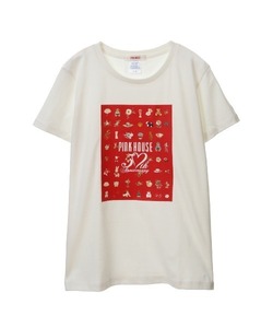 「PINK HOUSE」 半袖Tシャツ X-LARGE ホワイト レディース