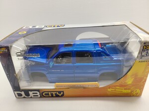 1:24 CADILLAC ESCALADE EXT(2002)1/24 キャデラック エスカレード EXTCUSTOM SOUND SYSTEMS Jada TOYS DUB CITY ビレットグリル部品取り