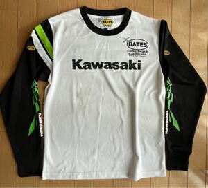 Kawasaki × BATES 別注 カワサキ ベイツ 吸湿速乾素材 Cool-Tex L/S Tee 長袖 ロングTシャツ 14 フリーサイズ