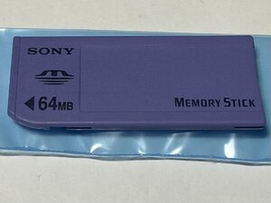 SONY ソニー MEMORY STICK メモリースティック 64MB 1枚 フォーマット済み 動作確認済みジャンク品