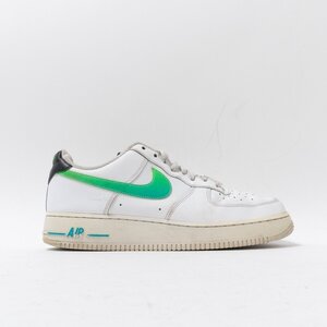 【1円スタート】 NIKE ナイキ DJ5148-100 AIR FORCE 1 07 LV8 エア フォース ホワイト グリーン レザー スニーカー US10.5 28.5cm