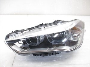 【即決有】 BMW X1 F48 前期 純正 左 LED ヘッド ライト ユニット 63.11-7495005-06 (B036915)