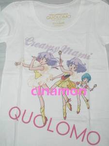 魔法の天使クリィミーマミ Tシャツ 半袖 白(QUOLOMO/クゥオロモ