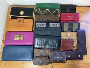 1-247 PRADA CELINE GUCCI FENDI DIOR LONGCHANP 財布 長財布 コインケース 小銭入れ キーケース 小物 ブランド おまとめ セット