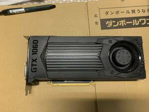 K36★NVIDIA GeForce GTX1060 6GB 192BIT GDDR5グラフィックボード 中古品 通電確認済み★