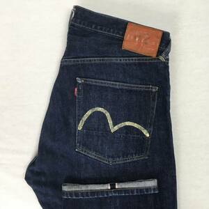 EVISU エヴィス WAREHOUSE ウエアハウス製 Lot2001 No2 ジーンズ 日本製 W36 L32 カモメ セルビッチ 赤耳 ボタンフライ 隠しリベット