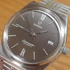 オメガ　シーマスター　ミラーダイヤル　デイト　ATメンズ腕時計　稼働品