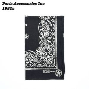 Paris Accessories Inc BANDANA ② 1980s Made in USA Vintage パリスアクセサリーズ バンダナ 1980年代 アメリカ製 ヴィンテージ