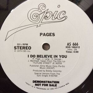 12’ Pages-I Do Believe In You