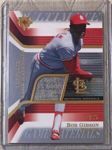 2004 Ultimate Collection Game Materials #BG Bob Gibson Jersey 58/99