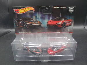 HOTWHEELSホットウィールプレミアム2パック McLAREN SENNA & McLAREN 720S マクラーレン 2台セット ミニカー