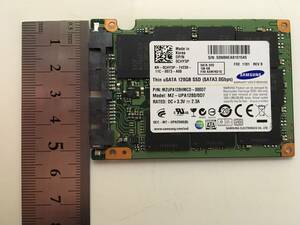 SAMSUNG ★MZ-UPA1280/0D7★ Thin uSATA 128GB SSD mSATA接続 