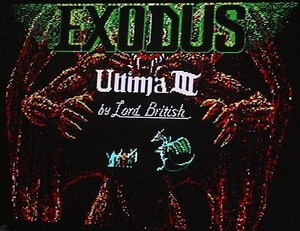 MSX2 ウルティマIII Ultima III-EXODUS-〔PONYCA,ORIGIN〕