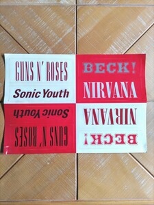 ステッカー　BECK！(ベック)　NIRVANA(ニルヴァーナ)　GUNS