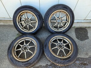 ヴォルクCE28N 15インチタイヤホイールセット 15ｘ6.5Ｊ 4/100 39