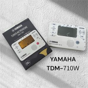 ヤマハ YAMAHA チューナーメトロノーム TDM-710ホワイト・白 【送料無料】