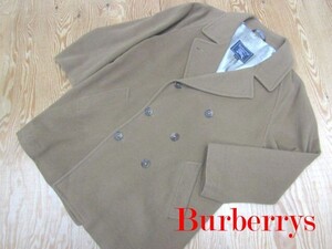 ★バーバリー Burberry★メンズ カシミヤ混 ウールショートコート キャメル サイズM★R70119006B