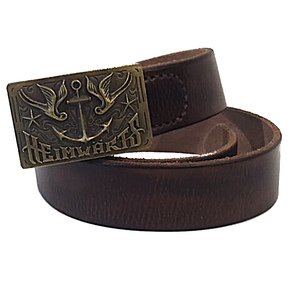 ベルト メンズ 革 おしゃれ Heimwarts Leather Belt オイルレザー ロックンロール ロカビリー サヴォイ クロージング