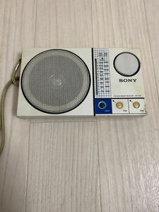 動作OK SONY　ソニー　ICF-S30　FM/AM　ポータブルラジオ　コンパクトラジオ　