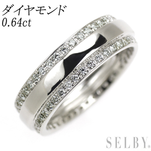 Pt950 ダイヤモンド リング 0.64ct 出品2週目 SELBY