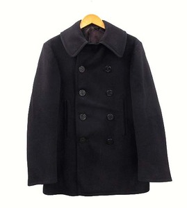 ヴィンテージ VINTAGE 40s US NAVY 米軍実物 10ボタン Pコート NAVAL CLOTHING FACTORY 38 メンズ