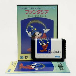 セガ メガドライブ ファンタジア ミッキーマウス・マジック 箱説付き 動作確認済み ディズニー Sega Mega Drive Fantasia CIB Tested