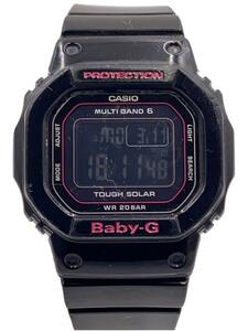 CASIO◆Baby-G 電波ソーラー ブラック/BGD-5000-1JF