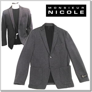 ムッシュニコル MONSIEUR NICOLE BARDAZZI ダブルニットジャカード ジャケット 4462-3401-48(L)