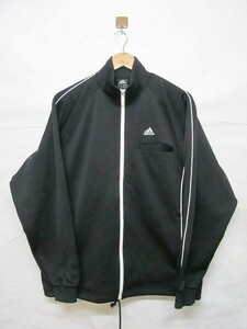 adidas アディダス トラック ジャケット ジャージ パフォーマンスロゴ M 黒 b14277