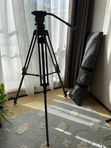 【美品】Libec リーベック TRIPOD T68BR H35 雲台 ケース　TC-6　三脚　業務用　映像制作　ビデオカメラ用