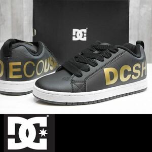 【新品:SALE】正規品 DC SHOES COURT GRAFFIK SE - 26.0 BLACK/GOLD(201) スニーカー