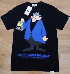 定価以下 Sサイズ 新品 復刻 GOODENOUGH FBI Tシャツ T-shirts TEE BLACK 黒 グッドイナフ ブラック