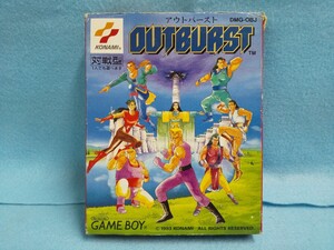 【初期動作確認済み】GAMEBOY 「OUTBURST」箱・説明書・ケース・ブリスター有り アウトバースト 八王子引き取りOK