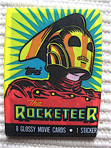 未開封カード★ROCKETEER★ロケッティア★1990年代デッドストック★カード8枚ステッカー1枚★topps社