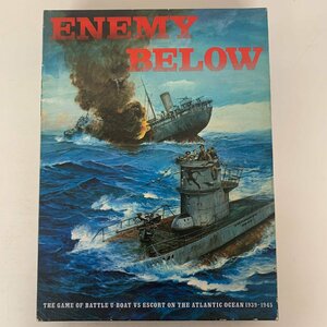 【ボードゲーム】ツクダホビー ENEMY BELOW 眼下の敵 日本語解説書付 Uボート 未切離 TSUKUDA HOBBY ☆