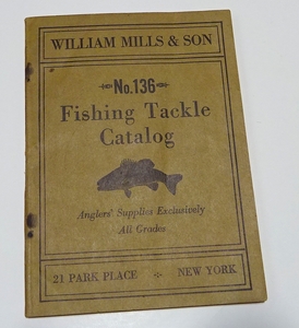 ☆ William Mills & Son 1936 Catalog ☆ H.L.Leonard〜レナードロッドの総代理店ミルズのカタログ ☆