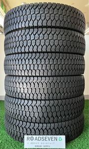 ★7.50R16 12PR LT 6本 2023年製 ダンロップ DUNLOP SP055 チューブタイプ バリ溝 スタッドレス 冬用 中古 ★送料無料/一部地域を除く A