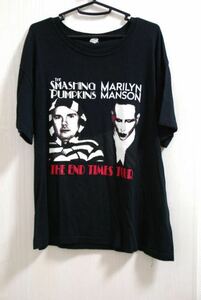 激レア marilyn manson smashing pumpkins ツアー バンドTシャツ