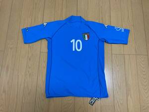 新品 Kappa 2002日韓W杯 イタリア代表 ユニフォーム 直筆サイン入り トッティ #10 TOTTI 伊製 サッカー ワールドカップ