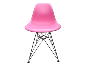 ◎ハーマンミラー Hermanmiller イームズ サイドシェル エッフェルベース ワイヤーベース ピンク イス 椅子 Eames ブランド 直接引取可