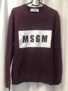 【MSGM】ボックスロゴ　スウェット