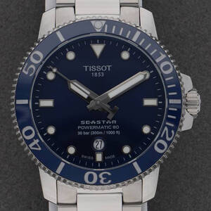 TISSOT ティソ T120407 シーマスター シーマスターダイヤル SS/SS 自動巻き 純正ボックス 保証書 【120563】