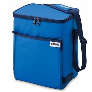 ★サーモス THERMOS 新品 5層断熱構造 折りたためる アウトドア レジャー 保冷 クーラーバッグ 鞄 BAG かばん 15L[RFD015-BL]一 六★QWER★